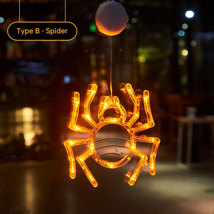 Halloween Suction Cup Lights for Glowing Window Décor