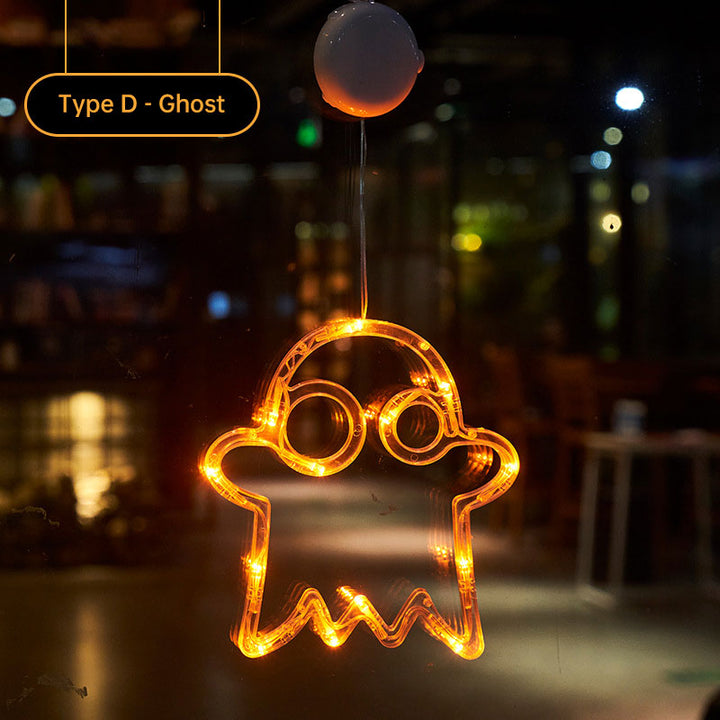 Halloween Suction Cup Lights for Glowing Window Décor
