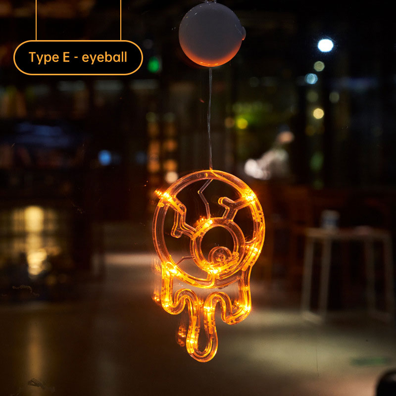 Halloween Suction Cup Lights for Glowing Window Décor