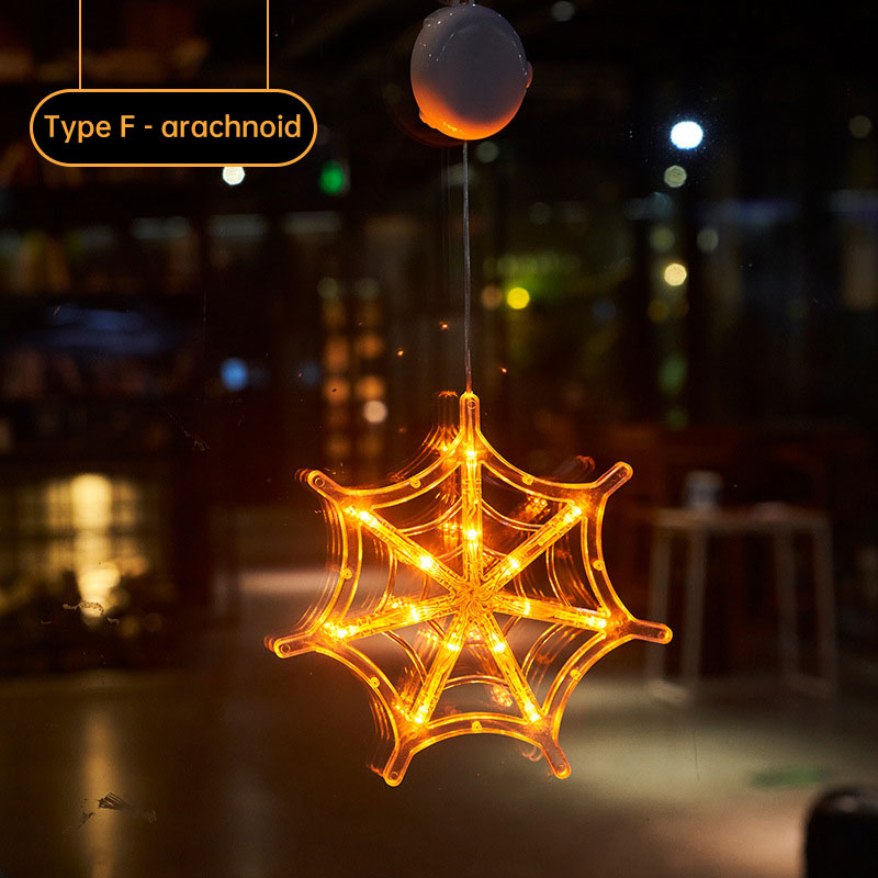 Halloween Suction Cup Lights for Glowing Window Décor