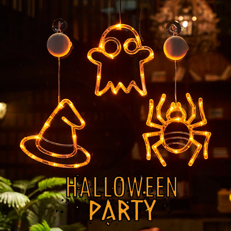 Halloween Suction Cup Lights for Glowing Window Décor