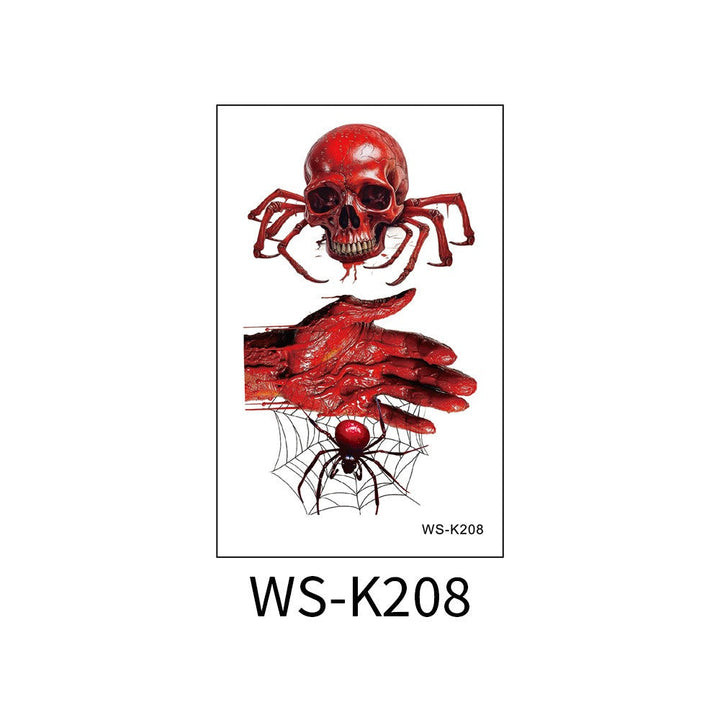 Temporary Horror Tattoo Stickers for Realistic Wounds