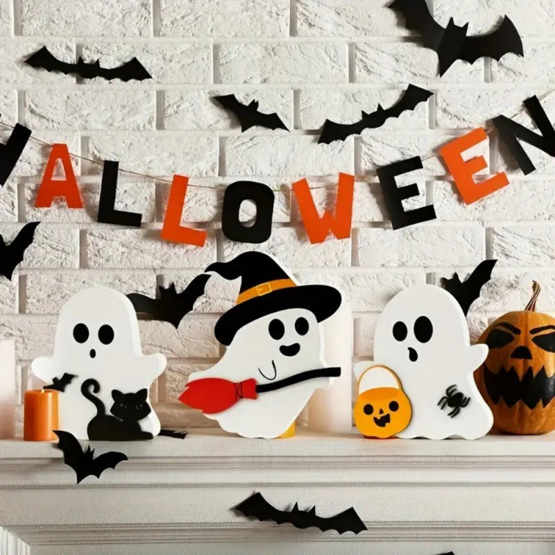 Halloween Ghost Ornaments for Playful Seasonal Decor