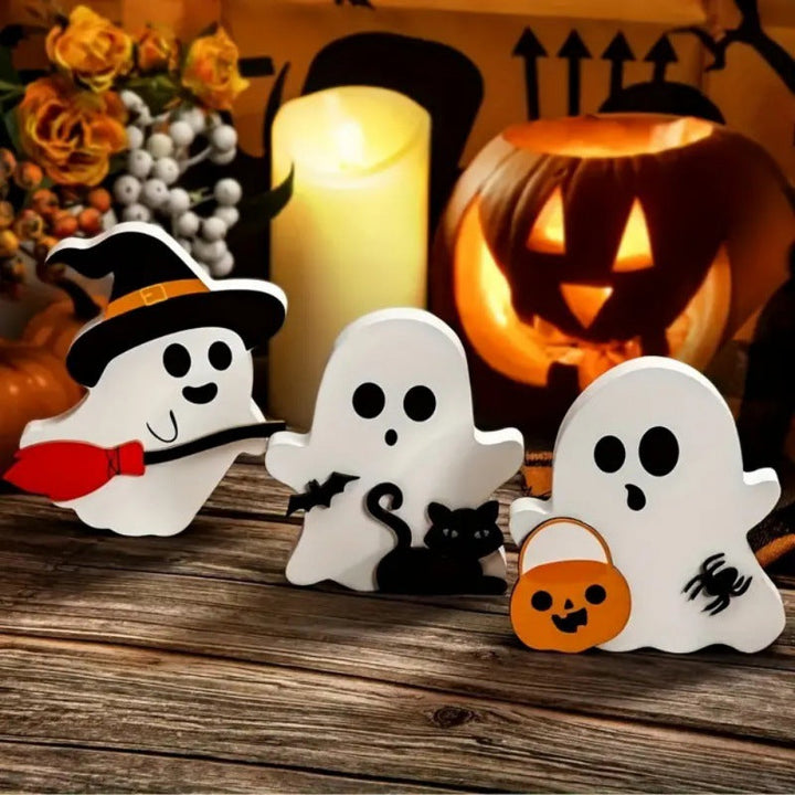 Halloween Ghost Ornaments for Playful Seasonal Decor
