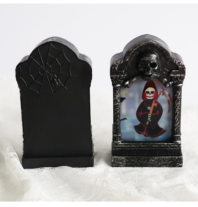Halloween Tombstone Light for Multicolor Spooky Glow
