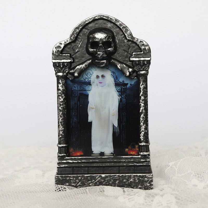 Halloween Tombstone Light for Multicolor Spooky Glow