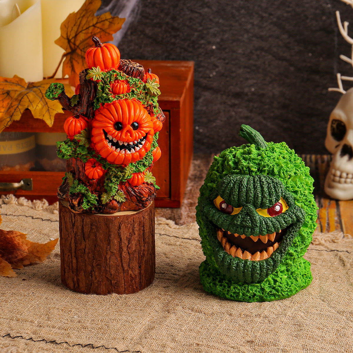 Halloween Tree Spirit Ornaments for Spooky Tables