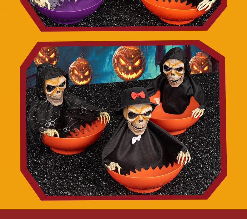 Halloween Ghost Fruit Bowl Spooky Party Centerpiece