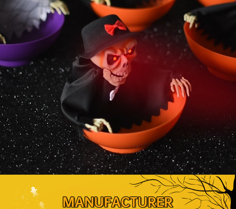 Halloween Ghost Fruit Bowl Spooky Party Centerpiece
