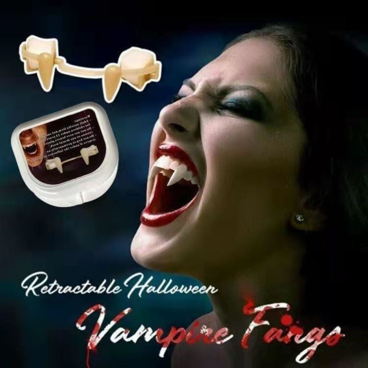 Retractable Vampire Fangs for Halloween Costume Fun