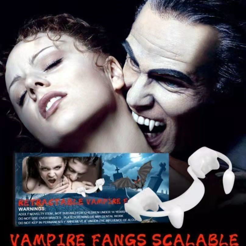Retractable Vampire Fangs for Halloween Costume Fun