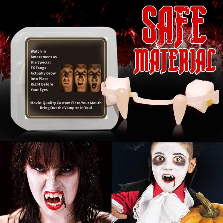 Retractable Vampire Fangs for Easy Halloween Costumes