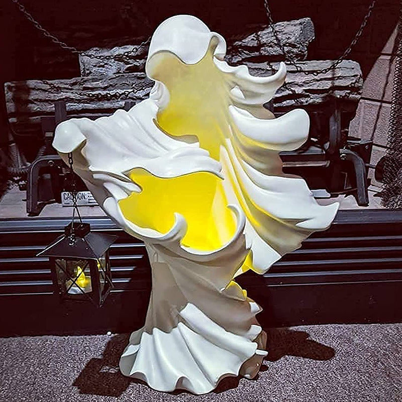 Halloween Ghost Lantern Decor for Spooky Displays