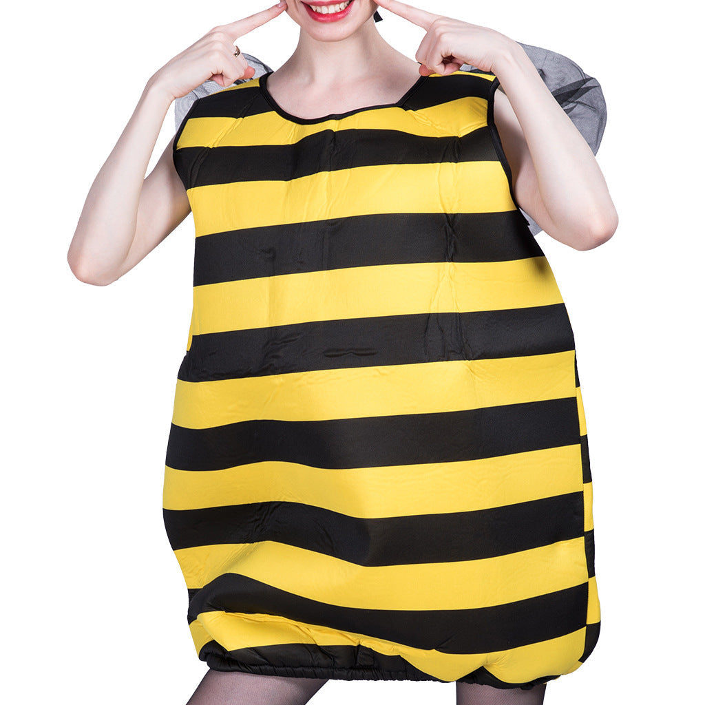 Cute Bee Halloween Costume With Wings and Antennae