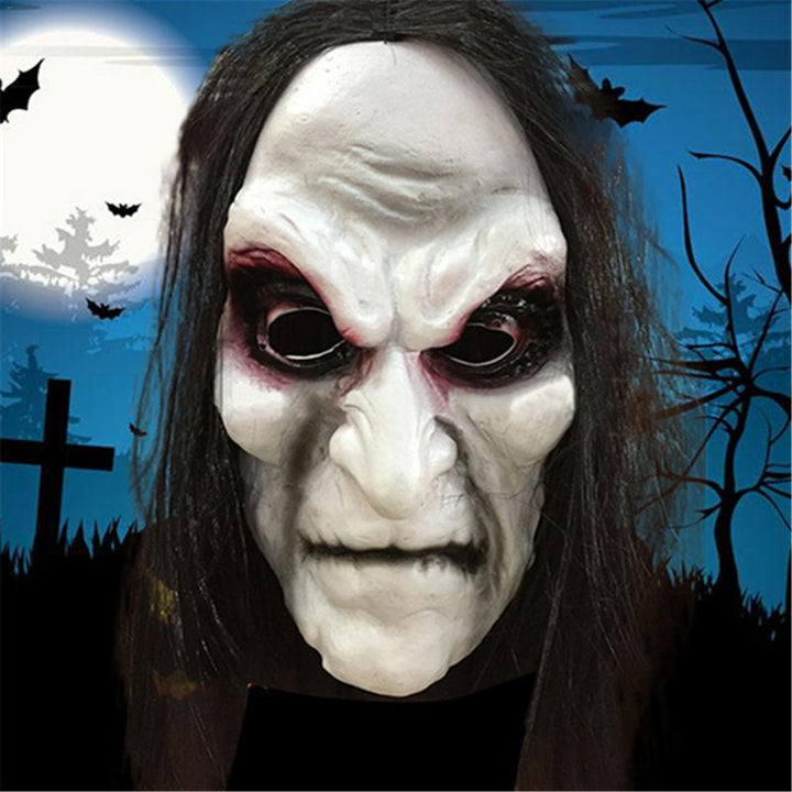 Long-Haired Zombie Mask for Instant Halloween Horror