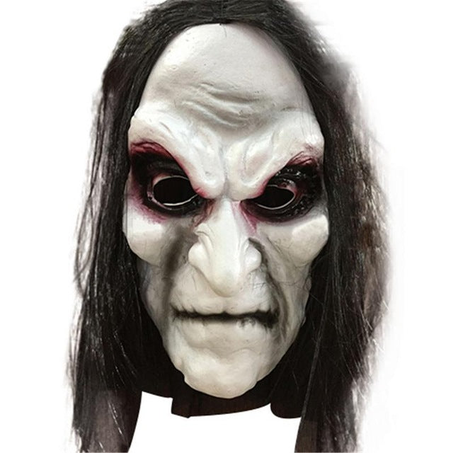 Long-Haired Zombie Mask for Instant Halloween Horror