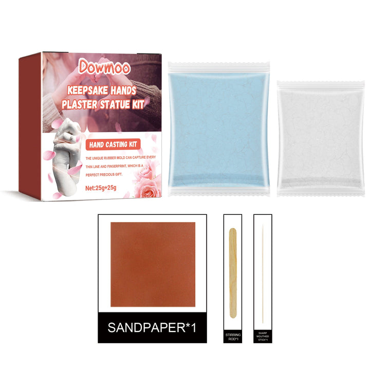 Hand Casting Kit for Personalized Plaster Keepsakes