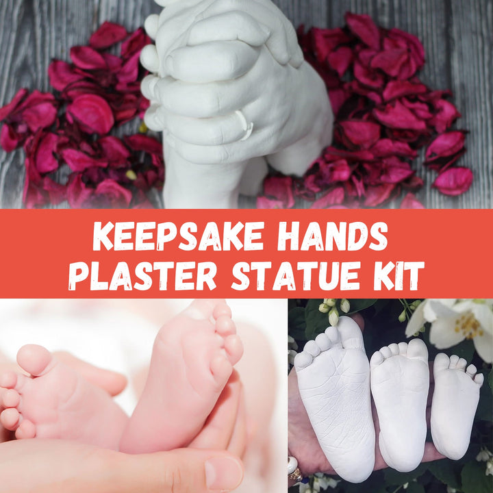 Hand Casting Kit for Personalized Plaster Keepsakes