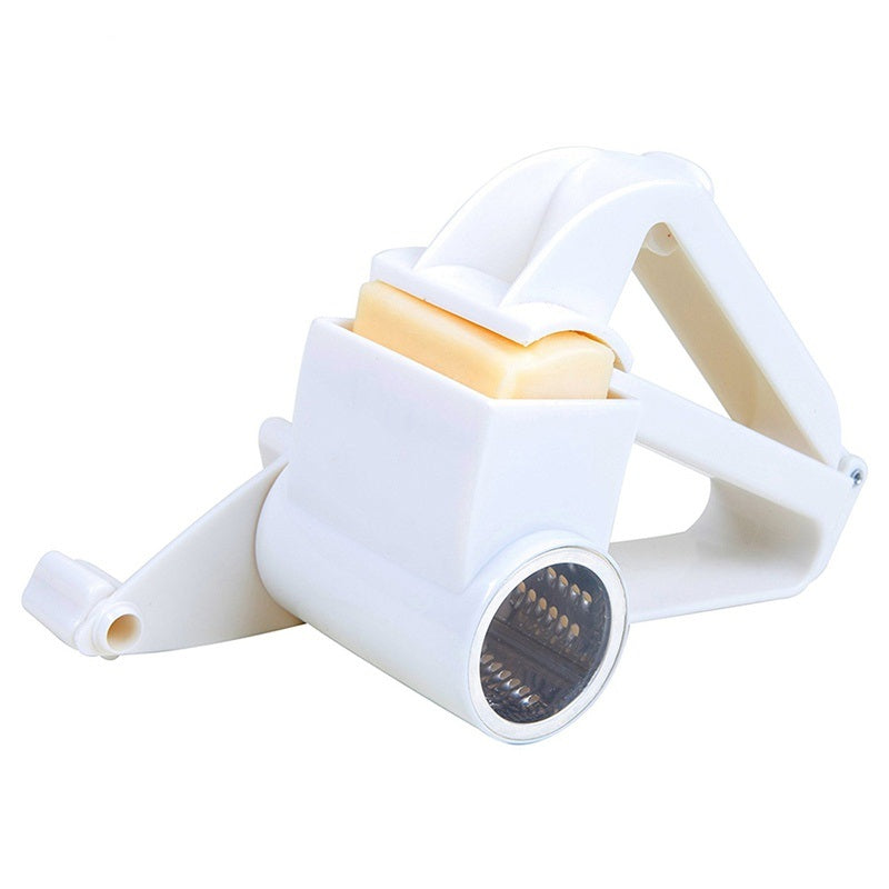 Hand-Crank Rotary Cheese Grater with Stainless Drum