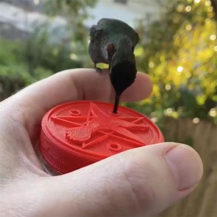 Handheld Hummingbird Feeder for Close-Up Birdwatching