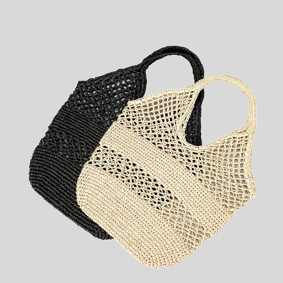 Knitted Tote Bag – Roomy Open-Weave Everyday Style
