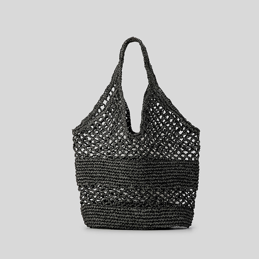 Knitted Tote Bag – Roomy Open-Weave Everyday Style
