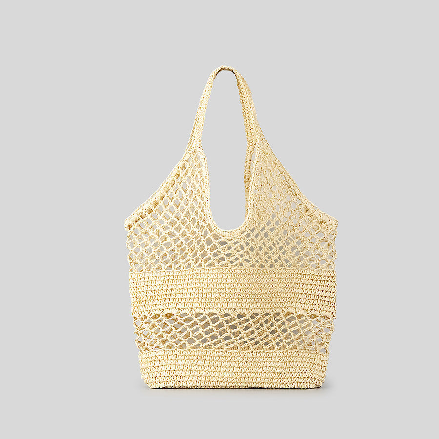 Knitted Tote Bag – Roomy Open-Weave Everyday Style