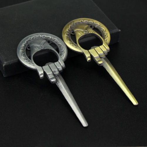 Hand of the King Bottle Opener, Antique Brass Metal