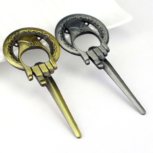 Hand of the King Bottle Opener, Antique Brass Metal