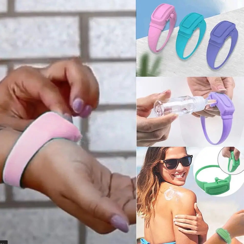Silicone Hand Sanitizer Wristband Dispenser for Kids