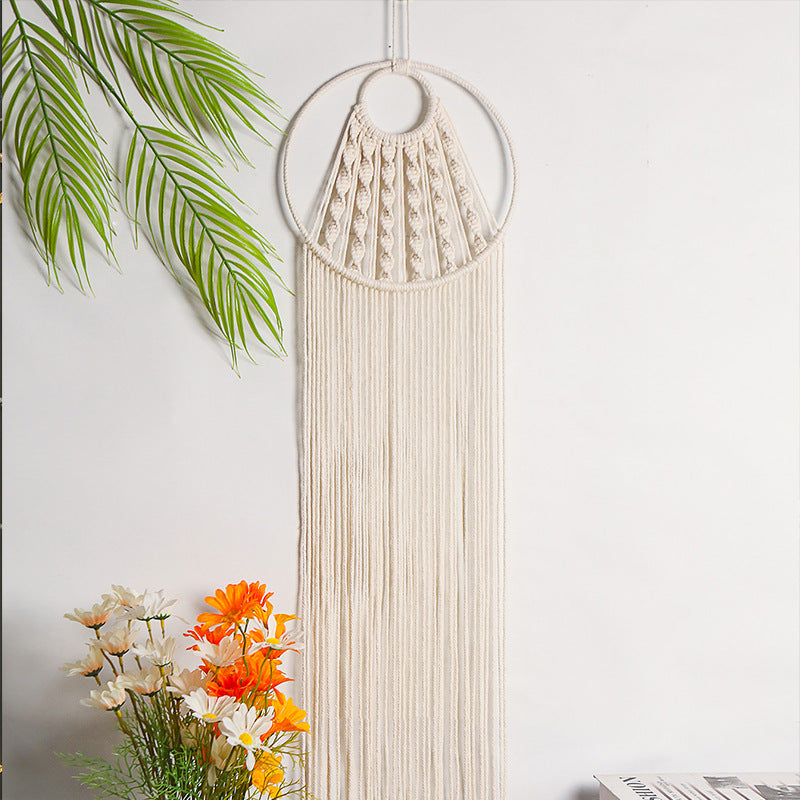 Handwoven Cotton Wall Tapestry for Warm, Bohemian Texture
