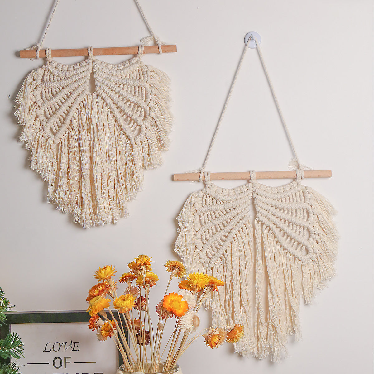 Woven Tapestry Wall Hanging for Warm Nordic Decor
