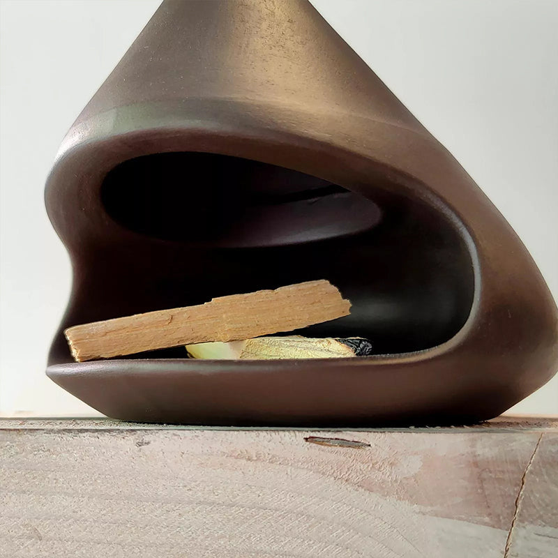 Ceramic Palo Santo Holder for Ash-Free Home Rituals