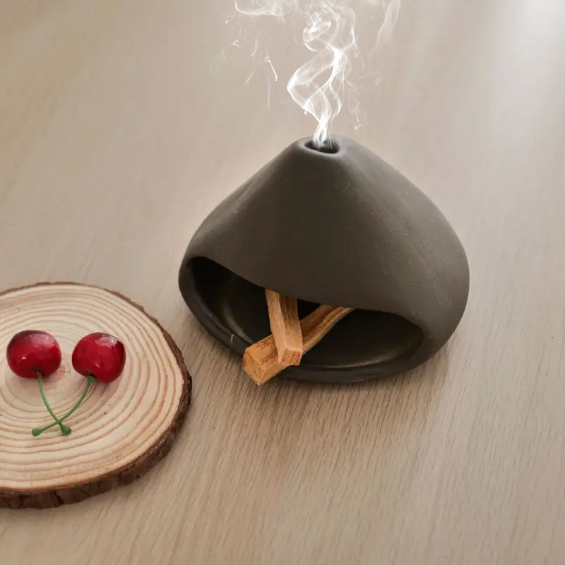 Ceramic Palo Santo Holder for Ash-Free Home Rituals