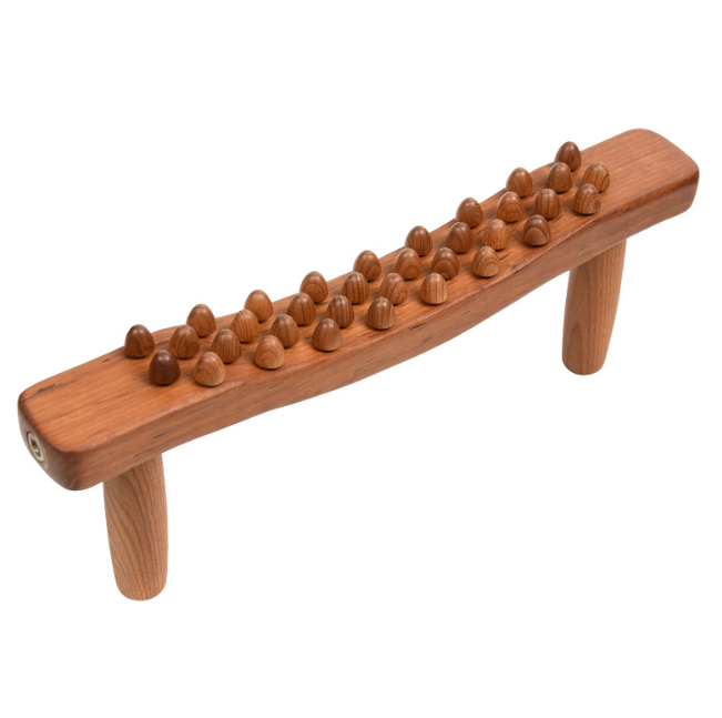 Wooden Massage Stick with 34 Beads for Muscle Relief