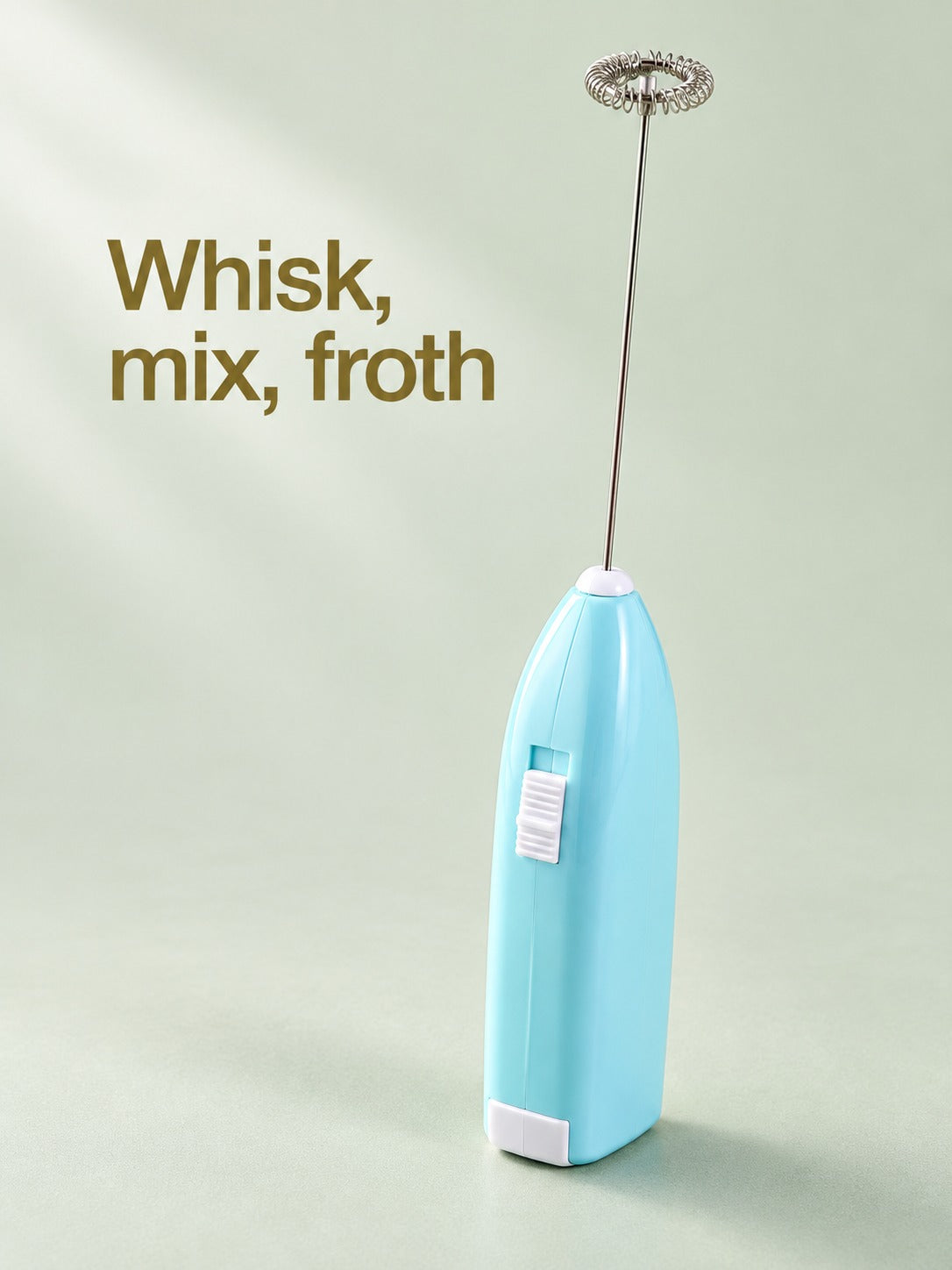 Handheld Electric Egg Beater for Eggs, Cream & Milk Froth