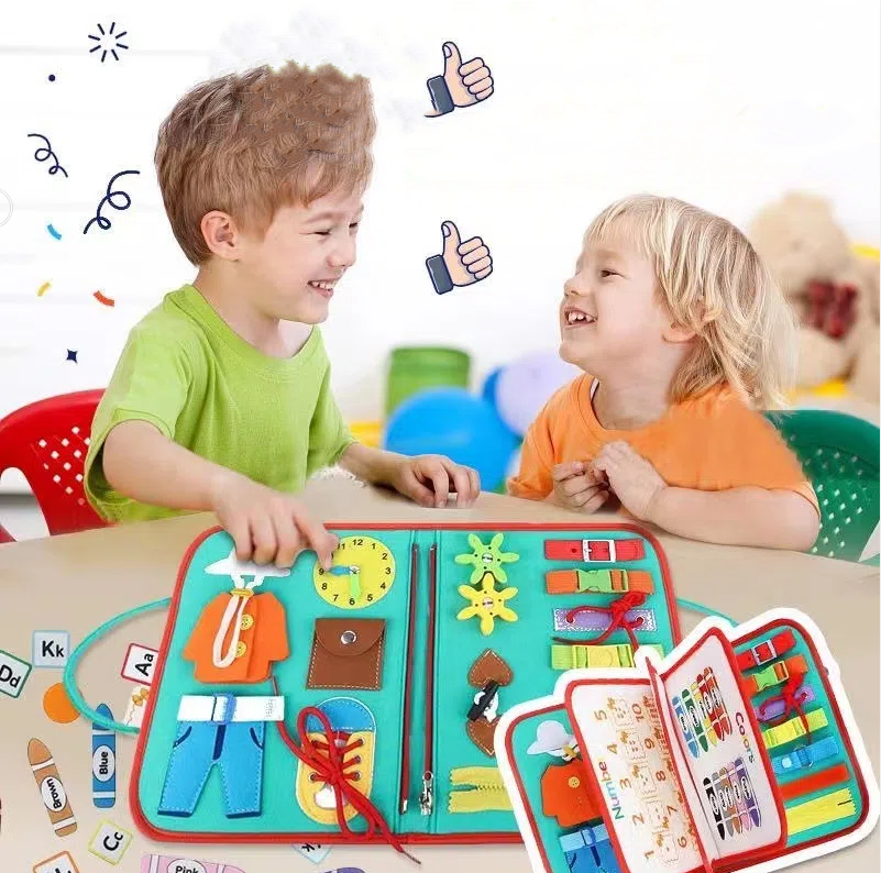 Felt Learning Board for Screen-Free Early Learning