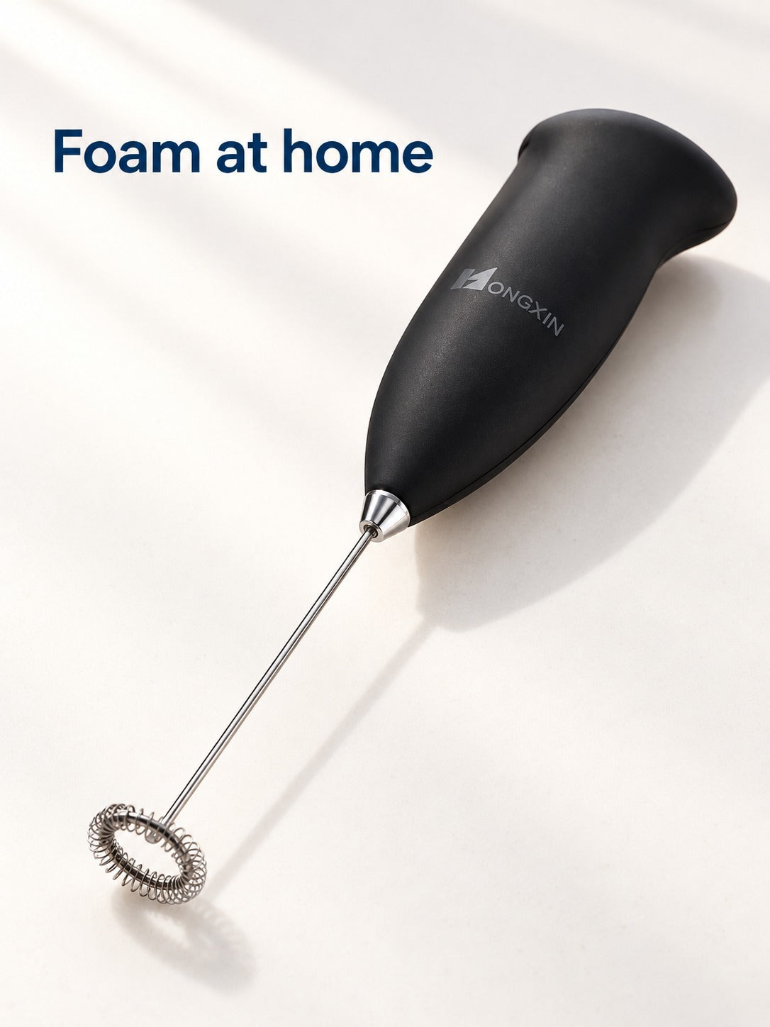 Handheld Milk Frother Whisks Café-Style Foam at Home