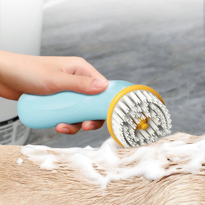 Pet Bath Brush for Gentle Foaming Coat Cleaning Tool