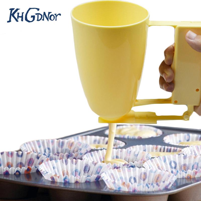 Cupcake Batter Dispenser with Pour Spout for Even Fills