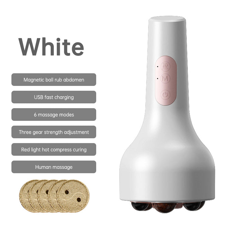 Heated Stone Belly Roller Massager for Daily Relief