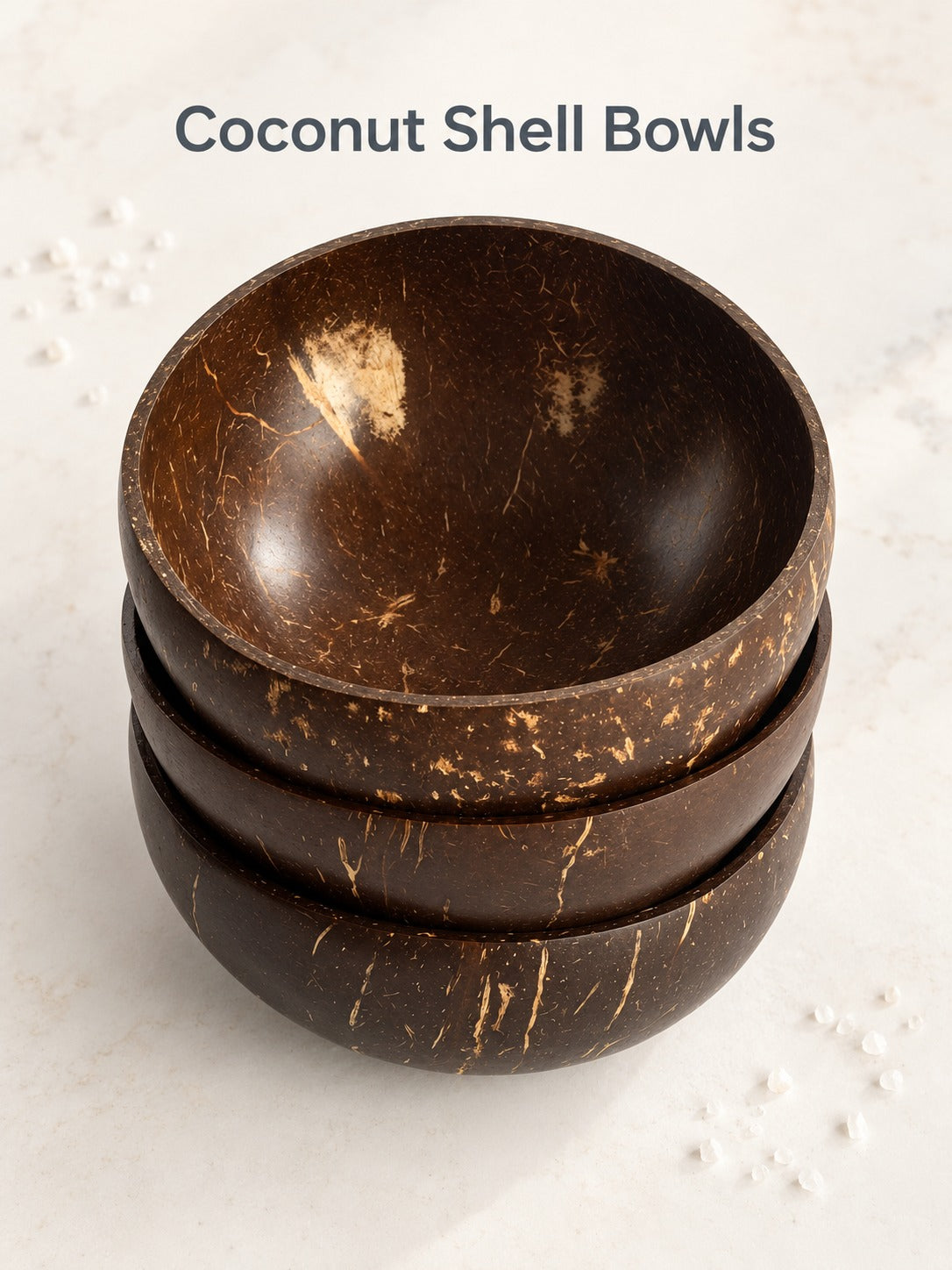 Handmade Coconut Shell Bowl: Plastic-Free Serveware