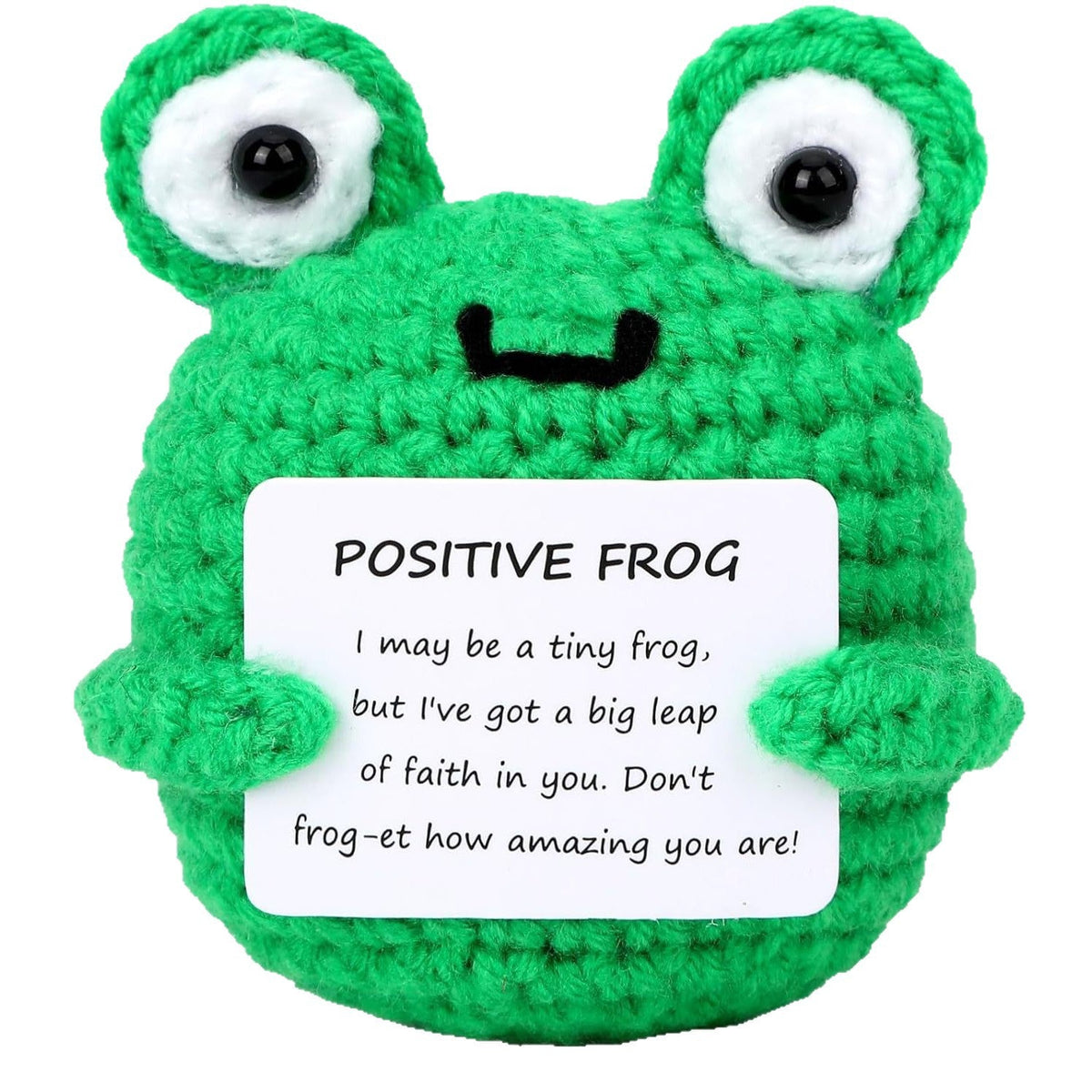 Handmade Knitted Gift Doll With Heartfelt Message