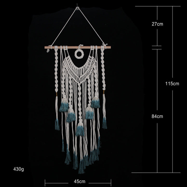 Macrame Wall Hanging for Layered Boho Home Decor Art