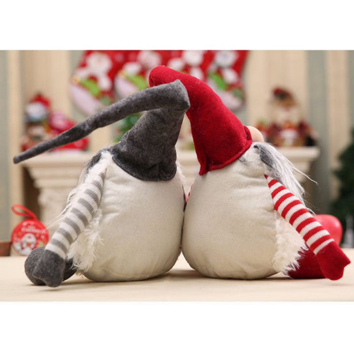 Christmas Gnome Decoration Set, Swedish Tomte Plush