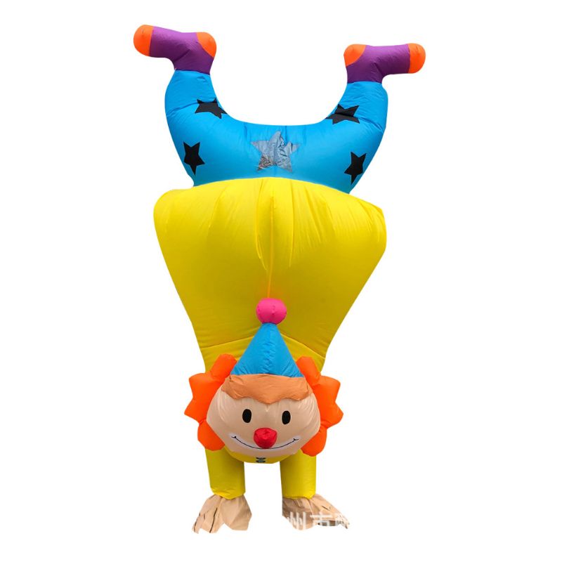 Handstand Clown Inflatable Costume for Funny Parties