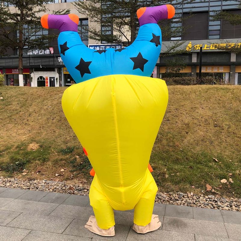 Handstand Clown Inflatable Costume for Funny Parties
