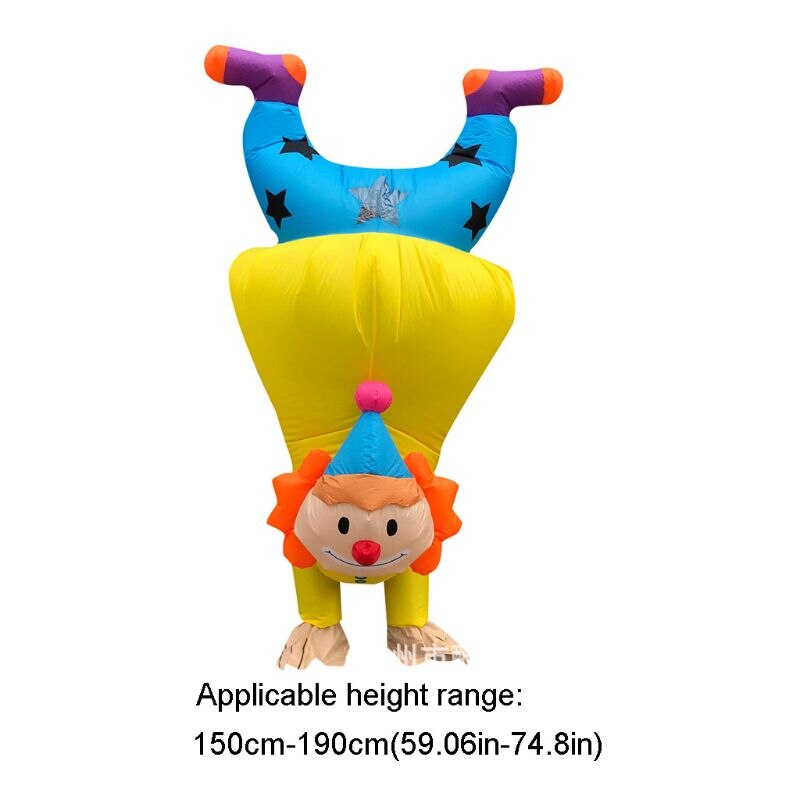 Handstand Clown Inflatable Costume for Funny Parties