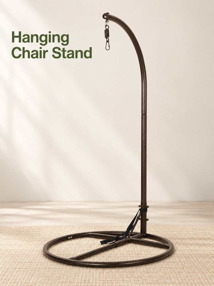 Hanging Chair Stand for Patio, Balcony and Indoor Use