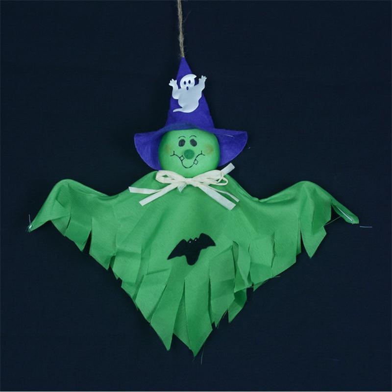 Hanging Halloween Decorations: Ghost, Witch & Pumpkin
